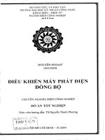 điều khiển máy phát điện đồng bộ