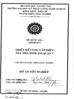 luận văn kỹ thuật điện, điện tử thiết kế cung cấp điện tòa nhà himlam quận 7