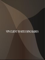 Cấu hình VPN CLIENT TO SITE USING RADIUS