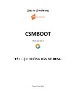 Tài liệu hướng dẫn sử dụng Csmboot  userguide