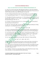 Các bài toán hình học phẳng về tam giác