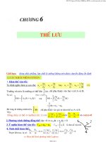 bài giảng cơ học chất lỏng-thế lưu