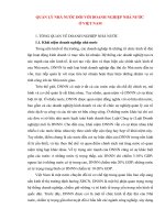 Chuyên đề quản lý nhà nước đối với doanh nghiệp nhà nước ở việt nam   thực trạng và những giải pháp cơ bản