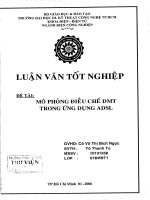 mô phỏng điều chế dmt trong ứng dụng adsl