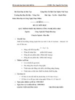 Thiết kế hệ thống chưng luyện liên tục tách 2 cấu tử acetone – benzen