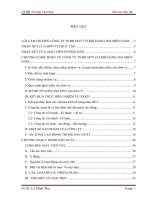 BÁO cáo THỰC tập tại  CÔNG TY TNHH MTV cơ KHÍ HÀNG hải MIỀN NAM