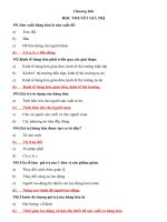 Trắc nhiệm maclenin  học thuyết giá trị