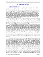 Một số kinh nghiệm trong công tác duy trì sĩ số lớp chủ nhiệm