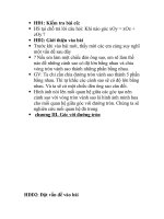 Các hoạt động dạy học khi dạy tiết góc ở tâm  số đo cung