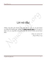 CÔNG THỨC GIẢI NHANH BÀI TẬP HÓA VŨ KHẮC NGỌC