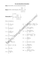 PHƯƠNG PHÁP TÍCH PHÂN TỪNG PHẦN