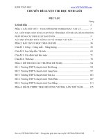 CHUYÊN ĐỀ LUYỆN THI HỌC SINH GIỎI môn vật lý 9