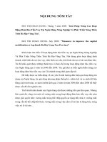 Luận văn: GIẢI PHÁP NÂNG CAO HOẠT ĐỘNG ĐẢM BẢO TIỀN VAY  TẠI NGÂN HÀNG NÔNG NGHIỆP VÀ PHÁT TRIỂN NÔNG  THÔN TỈNH BÀ RỊAVŨNG TÀU