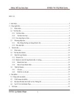 đề tài đồ án công nghệ đúc