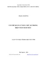 cơ chế quản lý máy chủ ảo trong điện toán đám mây
