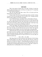 ảnh hưởng của ion kim loại khi có mặt 8- oxine ở điều kiện tối ưu