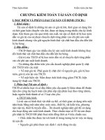 chương trình kiểm toán tài sản cố định