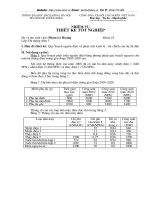 phân tích so sánh kinh tế tài chính hai dự án đầu tư xây dựng nhà máy nhiệt điện ngưng hơi