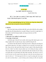 tài liệu luyện thi môn văn