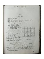 đáp án vật lý đại cương