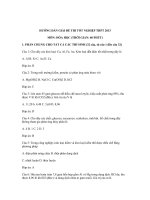HƯỚNG dẫn GIẢI đề THI tốt NGHIỆP THPT 2013 MÔN HÓA