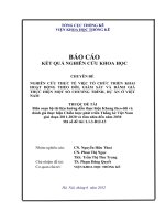 Nghiên cứu thực tế việc tổ chức triển khải hoạt động theo dõi, giám sát và đánh giá thực hiện một số chương trình, dự án ở Việt Nam