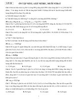 Chuyên đề bài tập tổng hợp về Nitơ