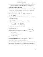 phương trình mặt phẳng trong không gian