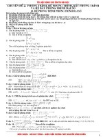 Tài liệu ôn thi ĐH môn Toán