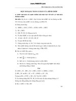 Một số dạng Toán về hình chóp