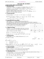 Chuyên đề tổ hợp và số phức