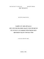 Nghiên cứu mối liên quan giữa tổn thương động mạch vành với một số yếu tố nguy cơ, marker viêm ở bệnh nhân bệnh động mạch vành mạn tính