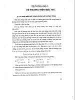 Hệ phương trình bậc hai