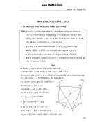 một số dạng toán về tứ diện