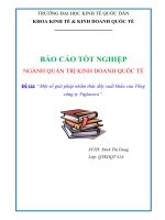 một số giải pháp nhằm thúc đẩy xuất khẩu của tổng công ty viglacera