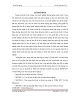 MỘT SỐ GIẢI PHÁP NHẰM NÂNG CAO HIỆU QUẢ TÀI CHÍNH TẠI CÔNG TY TNHH MTV CƠ KHÍ ĐÔNG ANH