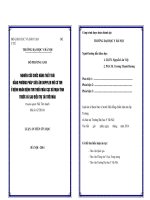 Nghiên cứu chức năng thất trái bằng phương pháp siêu âm doppler mô cơ tim ở bệnh nhân bệnh tim thiếu máu cục bộ mạn tính trước và sau điều trị tái tưới máu (tt)