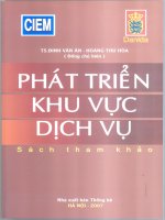 Phát triển khu vực dịch vụ