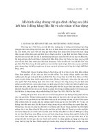 mô hình sống chung với gia đình chồng sau khi kết hôn ở đồng bằng bắc bộ và các nhân tố tác động