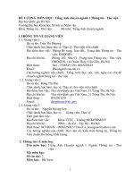 Ngoại ngữ chuyên ngành thông tin thư viện