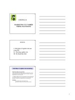 Chương 2  Marketing tác nghiệp trong ngân hàng