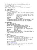 Mô tả tài liệu và tổ chức mục lục chữ cái