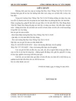 đồ án tốt nghiệp - xây dựng chung cư tân thịnh