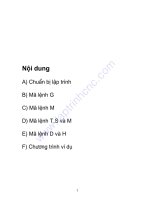 lý thuyết và thực hành cnc cơ bản