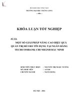 nâng cao hiệu quả sử dụng vốn lưu động tại công ty trách nhiệm hữu hạn việt trung