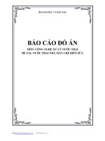 xử lý nước thải nhà máy chế biến sữa