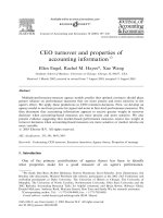 engel et al - 2003 - ceo turnover and properties of accounting information