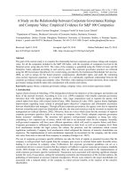 gherghina et al - 2014 - a study on the relationship between cgr and company value - empirical evidence for s&p [cgs-iss]