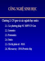 bài giảng môn công nghệ sinh học