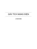 tài liệu giải tích mạng điện